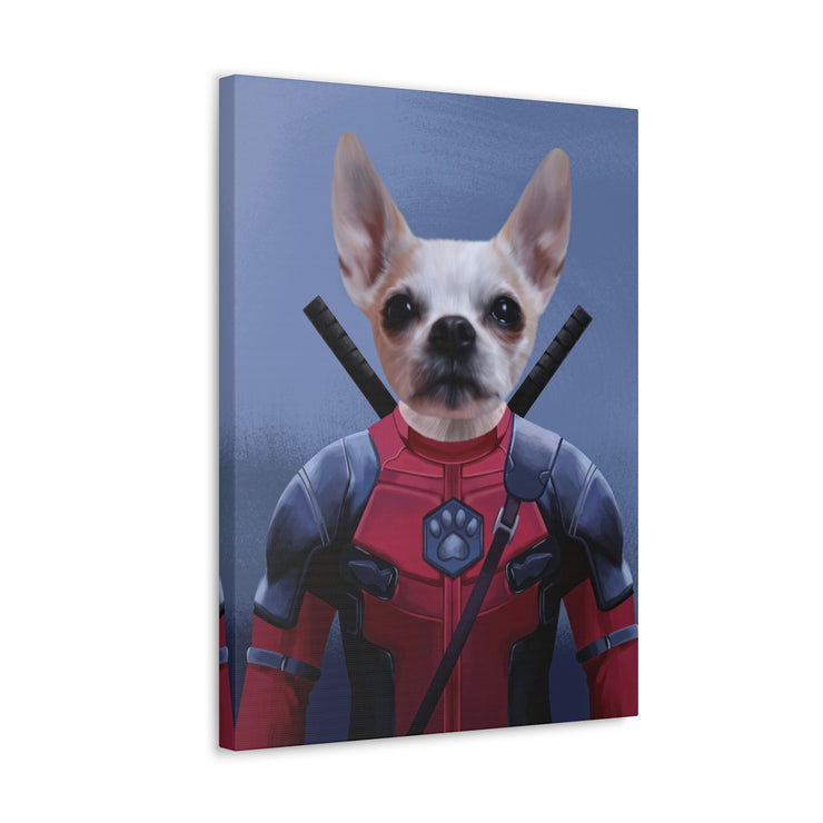 Super Hero Pet Portrait - Deadpool