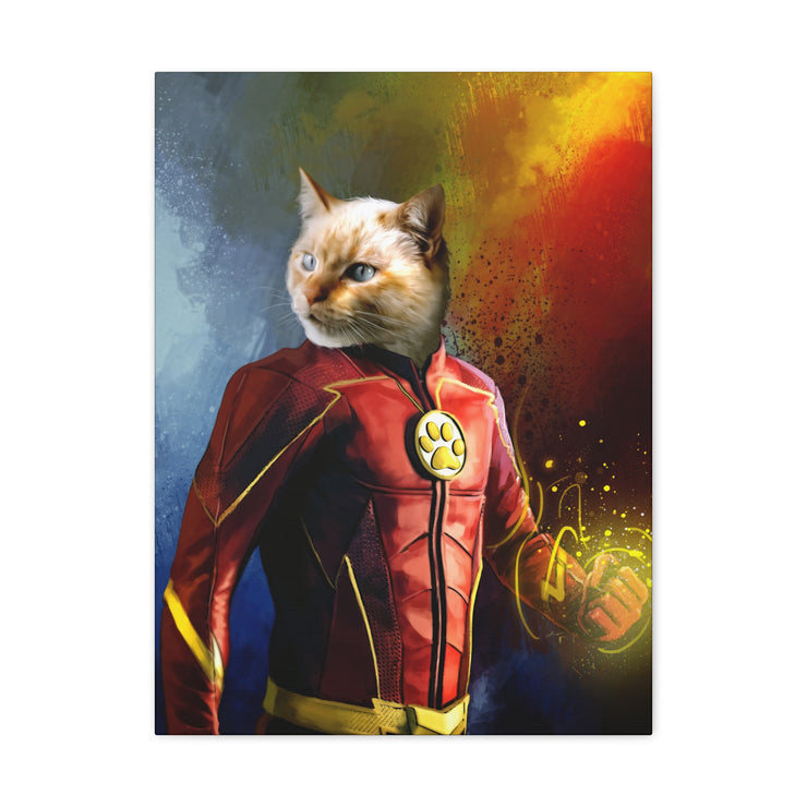 Super Hero Pet Portrait - Flash
