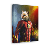 Super Hero Pet Portrait - Flash
