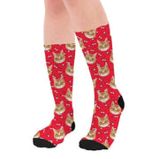 Custom Socks with Cat Faces