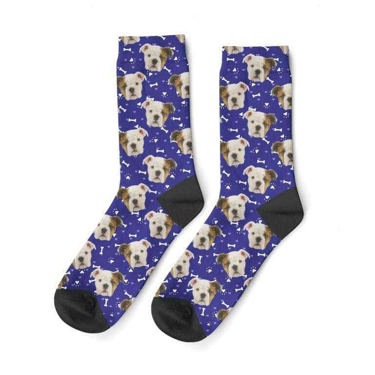 Custom Socks with Dog Faces