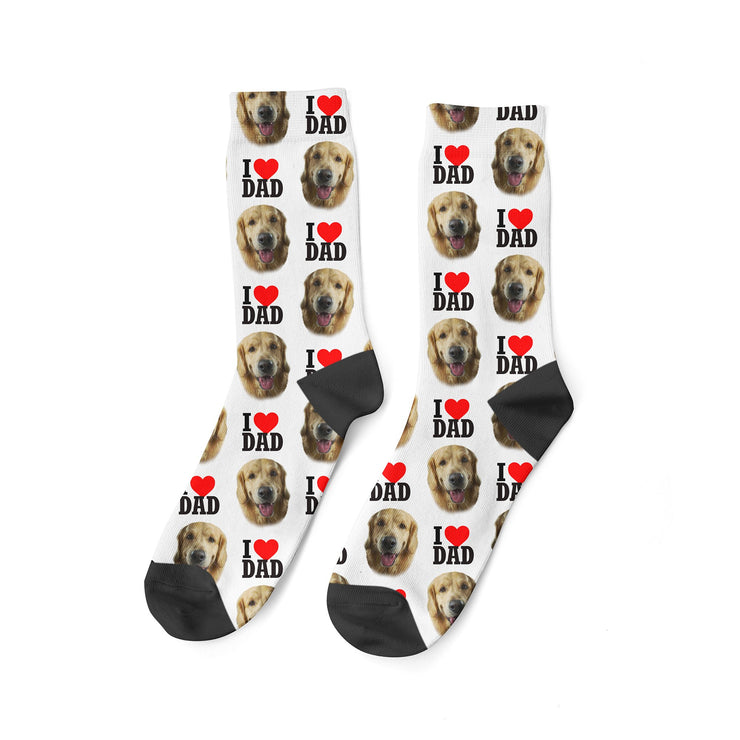 Custom Dog Dad Socks